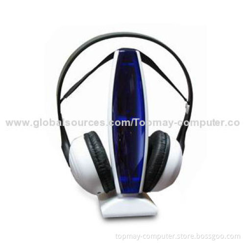 6-in-1 Wireless Headphones with LED Lights and 84 to 87MHz Transmitting Frequency Range